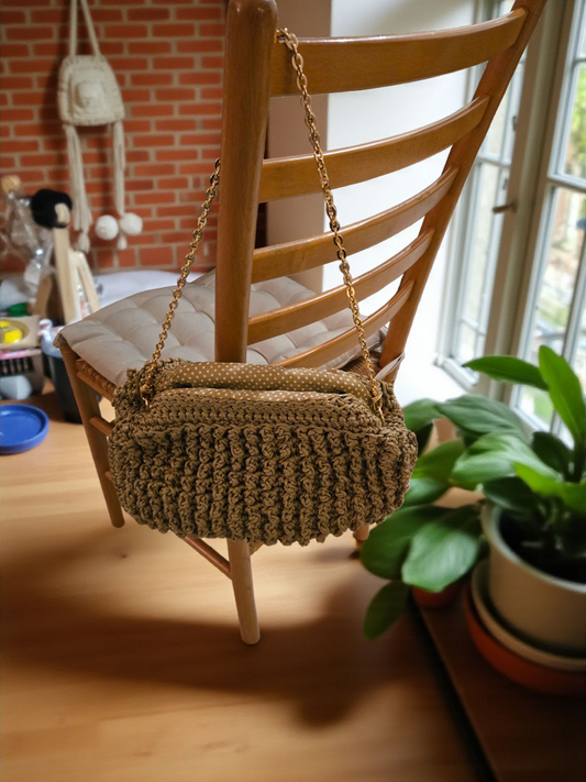 Sac bohème doré