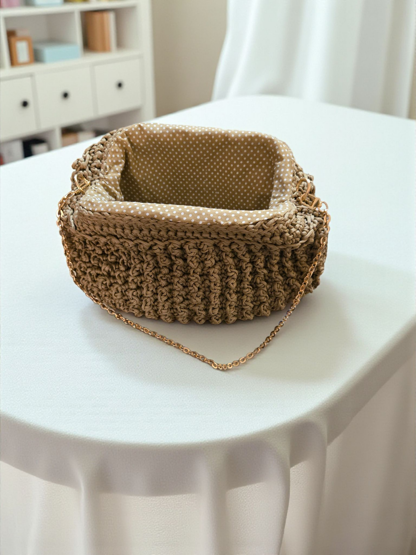 Sac bohème doré