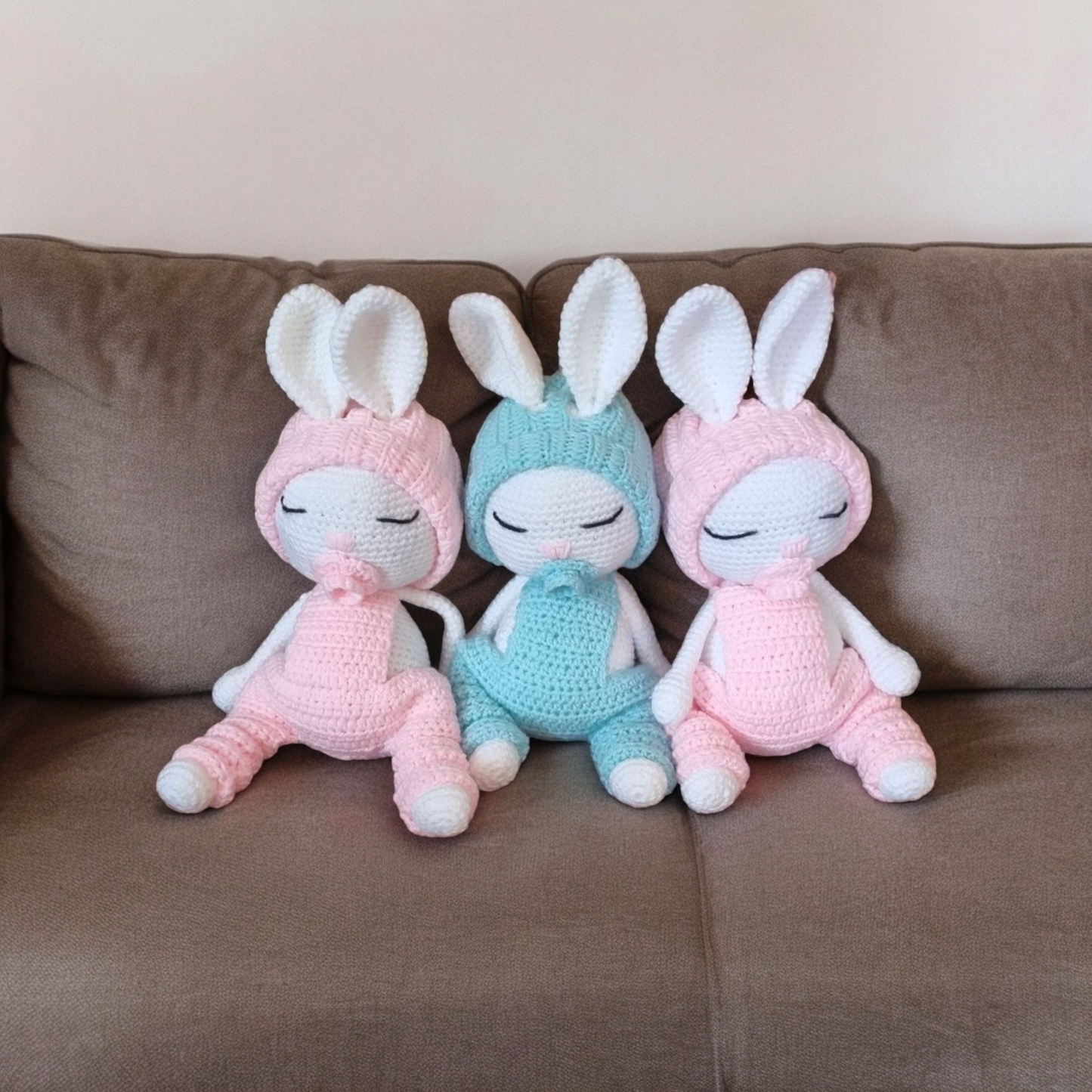 Bébé lapin garçon et fille